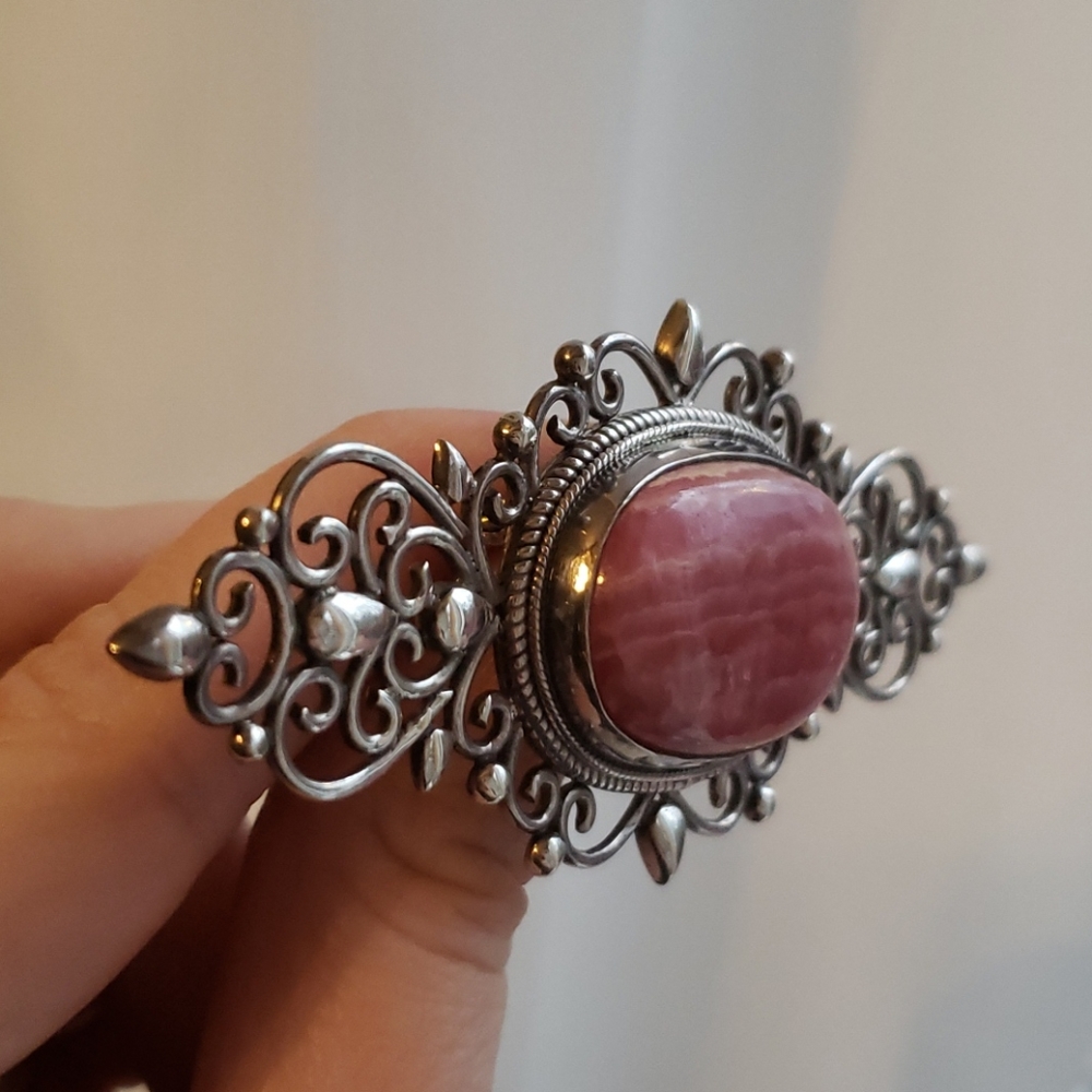 Silver Filigree Brooch - Picture 2 of 9